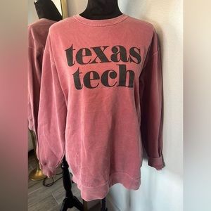 Texas Tech Comfort Colora Pullover